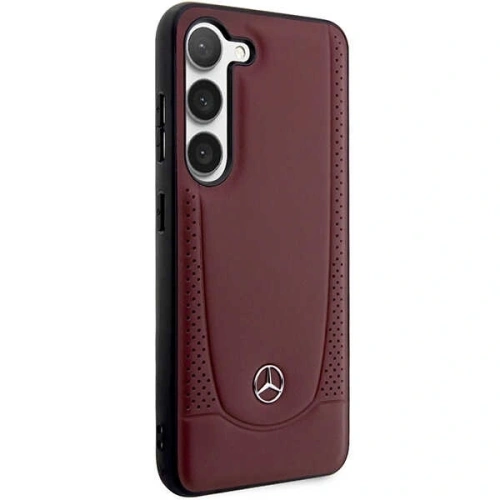 Buy Mercedes MEHCS23SARMRE Samsung Galaxy S23 hardcase Leather Urban Bengale red - MRS198 - {ean13} - Home Screen Store Europe
