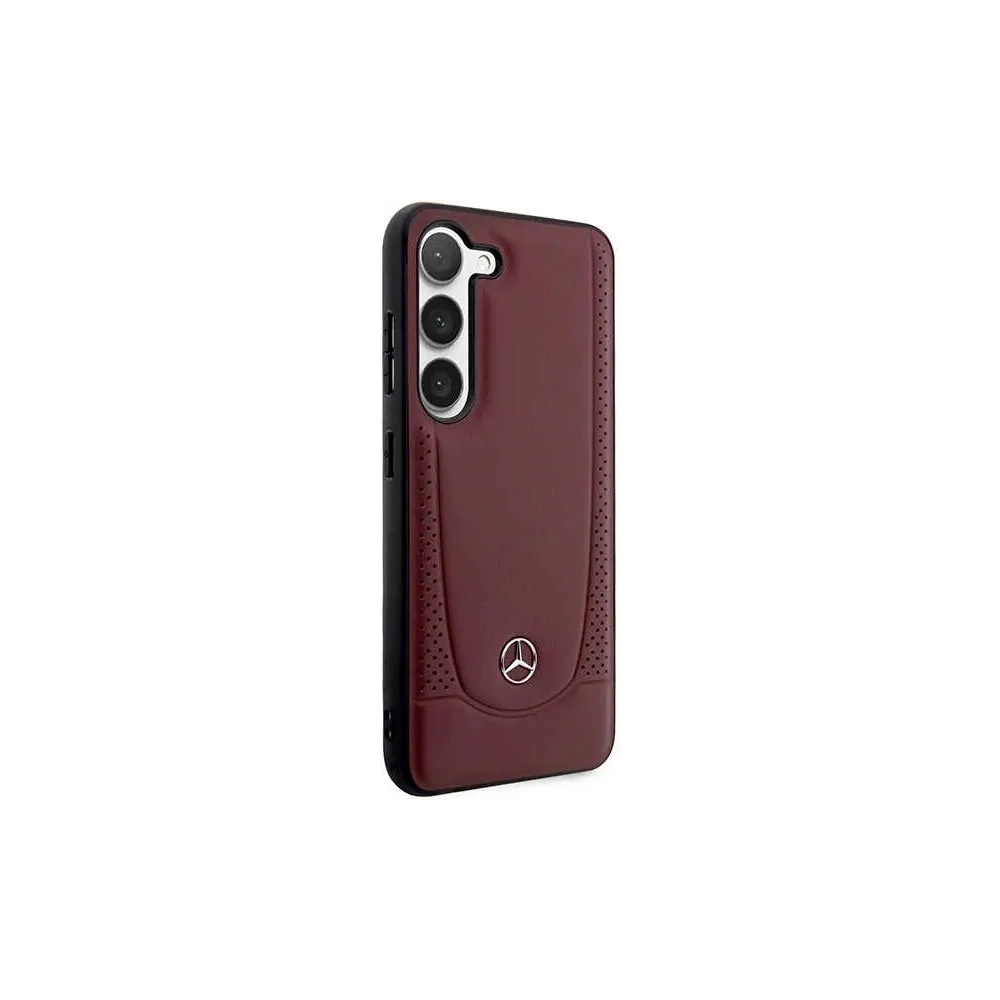 Etui Mercedes MEHCS23SARMRE Samsung Galaxy S23 hardcase Leather Urban Bengale czerwony/red