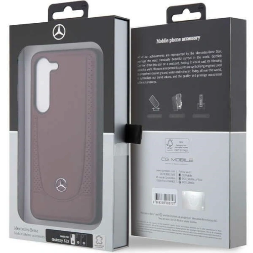 Kup Etui Mercedes MEHCS23SARMRE Samsung Galaxy S23 hardcase kožené Urban Bengale červené/red - MRS198 - {ean13} - Sklep Home Screen