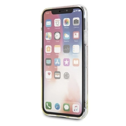 Kup Etui Guess GUHCPXGLCPI Apple iPhone X/XS rozie/pink carcasă dură California Glow in the dark - GUE313PNK - {ean13} - Sklep Home Screen