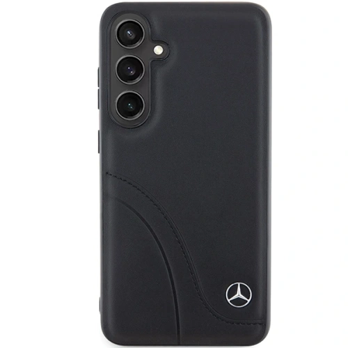 Kup Etui Mercedes MEHCS24M23RBCSK Samsung Galaxy S24+ Plus tvrdý kryt Kožené zakřivené stehy černý/black - MRS200 - {ean13} - Sklep Home Screen