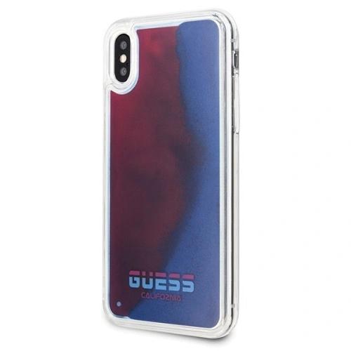 Kup Etui Guess GUHCPXGLCRE Apple iPhone X/XS roșu/red hard case California Glow in the dark - GUE314RED - {ean13} - Sklep Home Screen