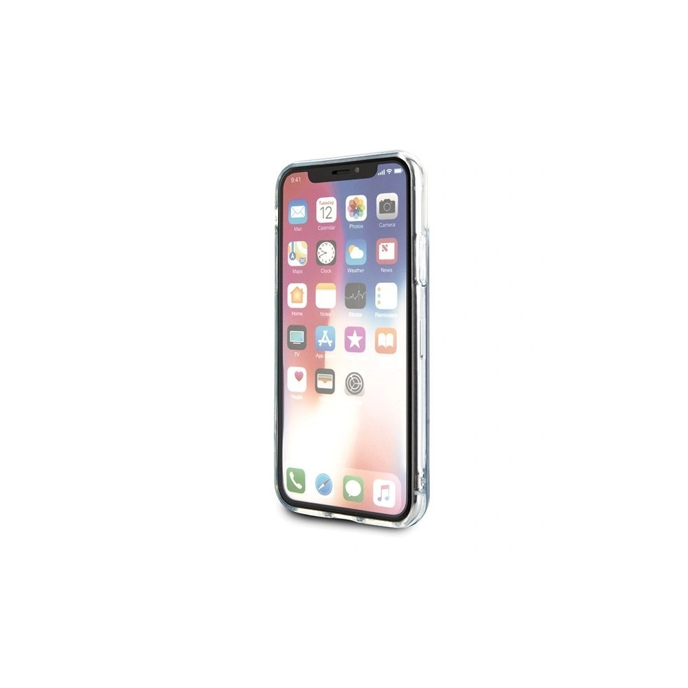 Etui Guess GUHCPXGLCRE Apple iPhone X/XS czerwony/red hard case California Glow in the dark