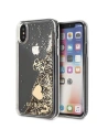 Etui Guess GUHCPXGLHFLGO Apple iPhone X/XS arany/złoty kemény tok Csillogó Szívek