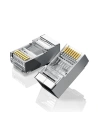 Metalová konektor RJ45 UGREEN Ethernet, 8P/8C, Cat.6, UTP (10ks.)