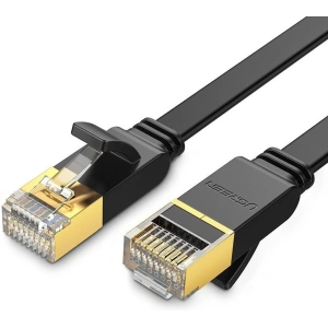 Cable UGREEN Ethernet RJ45, Cat.7, STP, 3m Black