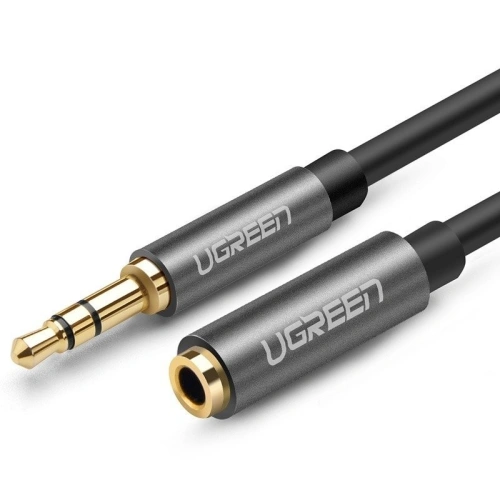 Kup UGREEN audio AUX hosszabbító kábel 3,5 mm-es jack, 1m (szürke) - UGR220GRY - {ean13} - Sklep Home Screen