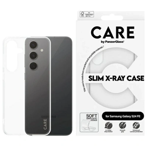 Kup Etui CARE od PanzerGlass Slim X-Ray Case Samsung Galaxy S24 FE průhledný/transparentní - PZG727 - {ean13} - Sklep Home Screen