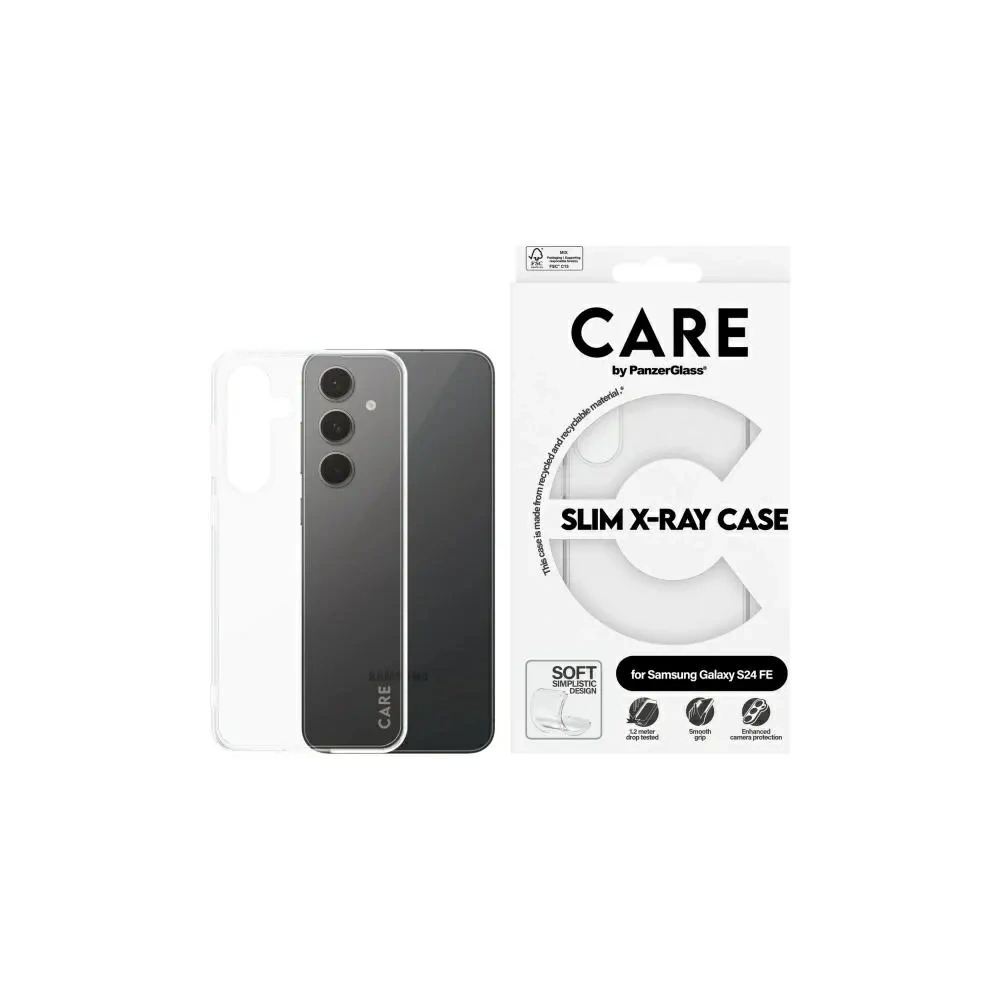 Etui CARE by PanzerGlass Slim X-Ray Case Samsung Galaxy S24 FE przezroczysty/transparent