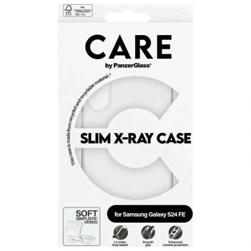 Buy CARE by PanzerGlass Slim X-Ray Case Samsung Galaxy S24 FE transparent - PZG727 - {ean13} - Home Screen Store Europe