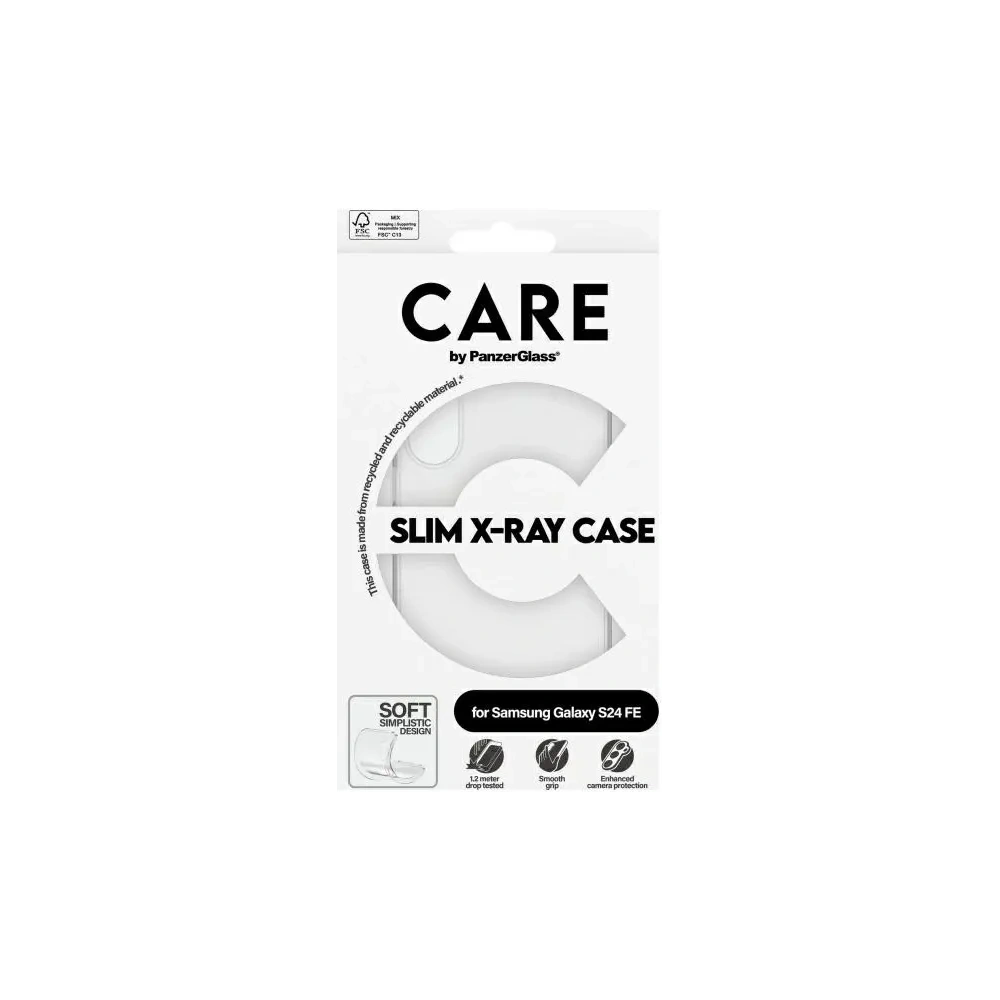 Etui CARE by PanzerGlass Slim X-Ray Case Samsung Galaxy S24 FE przezroczysty/transparent