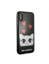 Kup Karl Lagerfeld KLHCPXVDCBK tvrdý obal pro iPhone X černý Valentine - KLD227BLK - {ean13} - Sklep Home Screen
