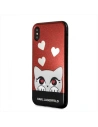 Kup Karl Lagerfeld KLHCPXVDCRE iPhone X kemény tok piros Valentin - KLD228RED - {ean13} - Sklep Home Screen