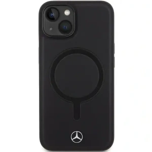 Kup Mercedes MEHMP14S23RCMK Apple iPhone 13 / 14 / 15 carcasă dură din piele netedă MagSafe neagră - MRS211 - {ean13} - Sklep Home Screen