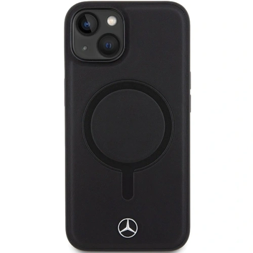 Kup Mercedes MEHMP14S23RCMK Apple iPhone 13 / 14 / 15 Hardcase Smooth Leather MagSafe schwarz - MRS211 - {ean13} - Sklep Home Screen
