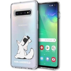 Karl Lagerfeld KLHCS10CFNRC S10 G973 tvrdý obal průhledný Choupette Fun