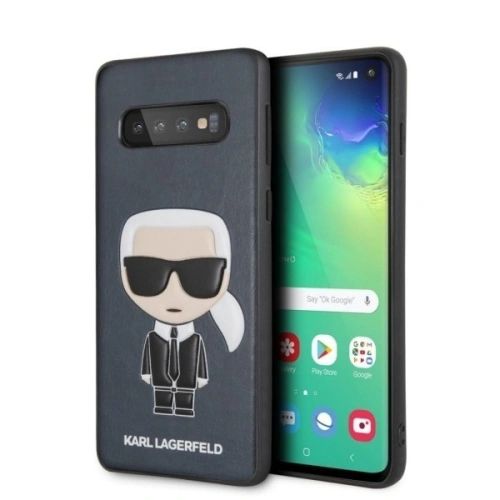 Kup Karl Lagerfeld KLHCS10IKPUBL S10 G973 keménytok sötétkék/navy Ikonikus Karl Dombornyomott - KLD230NAV - {ean13} - Sklep Home Screen
