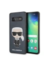 Kup Karl Lagerfeld KLHCS10IKPUBL S10 G973 hardcase granatowy/navy Iconic Karl Embossed - KLD230NAV - {ean13} - Sklep Home Screen