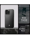 Kup [OUTLET] Etui Spigen Enzo Aramid Mag MagSafe Apple iPhone 15 Pro Max Matte Black - OT-762 - {ean13} - Sklep Home Screen