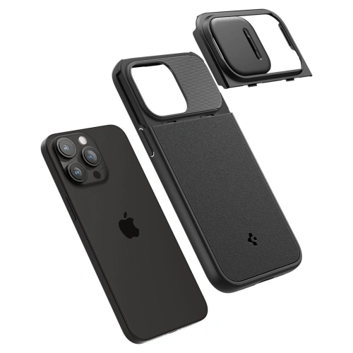 Kup [OUTLET] Etui Spigen Optik Armor Mag MagSafe Apple iPhone 15 Pro Black - OT-763 - {ean13} - Sklep Home Screen
