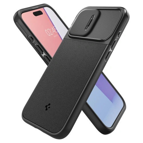 Buy [OUTLET] Case Spigen Optik Armor Mag MagSafe Apple iPhone 15 Pro Black - OT-763 - {ean13} - Home Screen Store Europe
