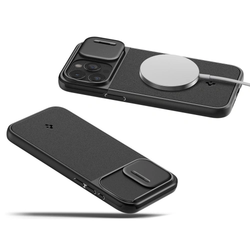 Kup [OUTLET] Etui Spigen Optik Armor Mag MagSafe Apple iPhone 15 Pro Black - OT-763 - {ean13} - Sklep Home Screen
