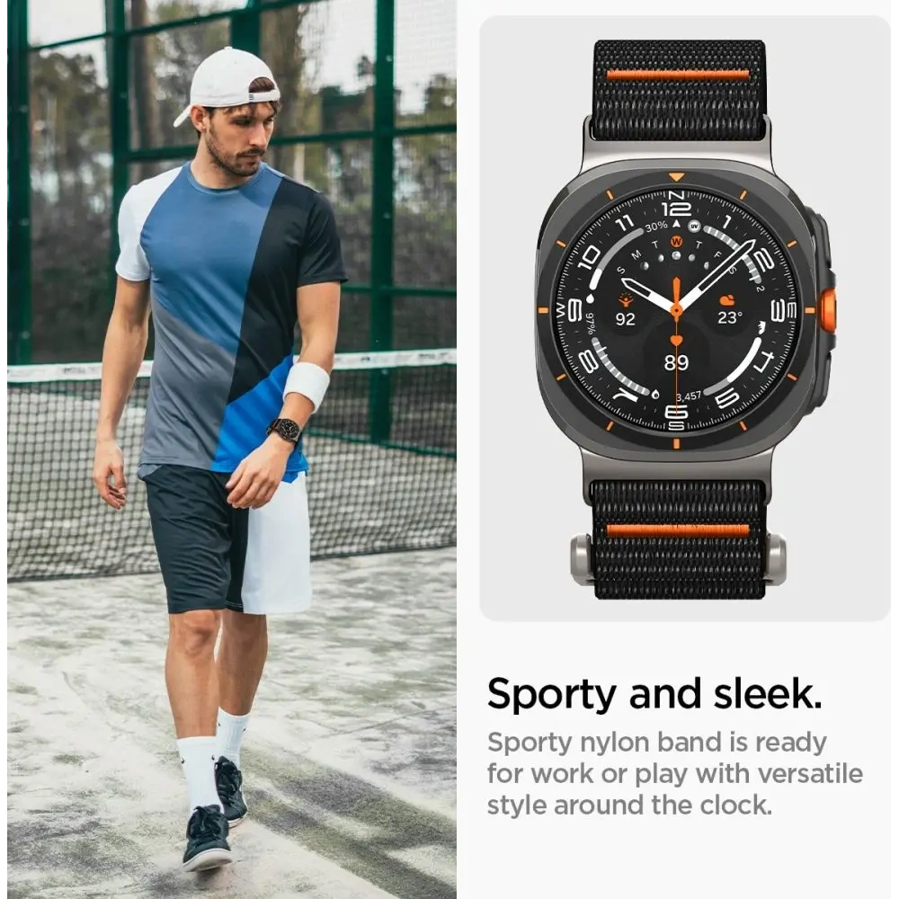 Pasek Spigen Durapro Flex Samsung Galaxy Watch Ultra 47mm Black