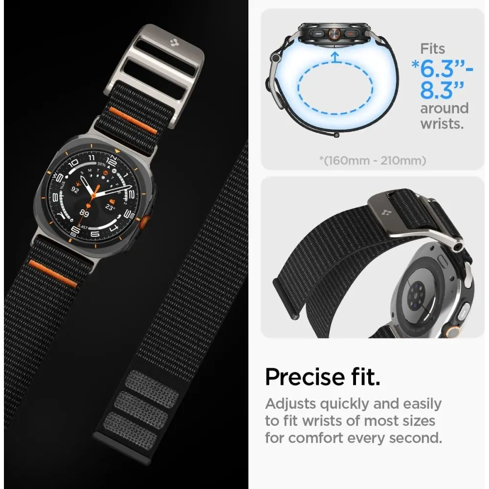 Pasek Spigen Durapro Flex Samsung Galaxy Watch Ultra 47mm Black