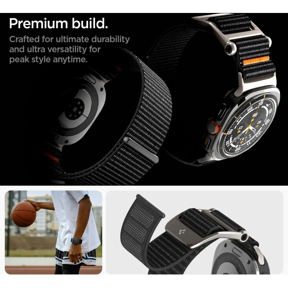 Pasek Spigen Durapro Flex Samsung Galaxy Watch Ultra 47mm Black