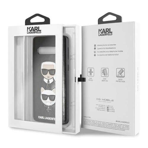 Kup Karl Lagerfeld KLHCS10KICKCSBK S10 G973 hardcase černý/black Karl & Choupette - KLD231BLK - {ean13} - Sklep Home Screen