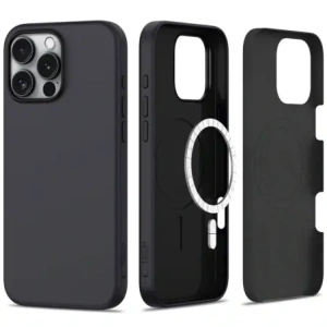Buy Tech-Protect Silicone MagSafe Apple iPhone 16 Pro Max Matte Black - THP3434 - {ean13} - Home Screen Store Europe