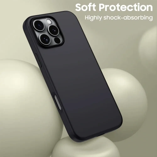 Kup Etui Tech-Protect Silicone MagSafe Apple iPhone 16 Pro Max Matte Black - THP3434 - {ean13} - Sklep Home Screen