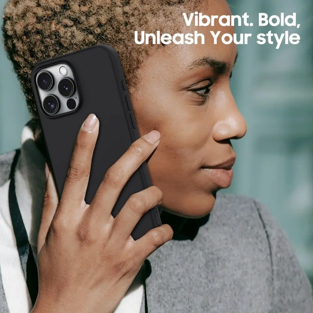 Etui Tech-Protect Silicone MagSafe Apple iPhone 16 Pro Max Matte Black