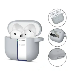 Kup Tech-Protect Silikonhaken Apple Airpods 4 Kreidegrau - THP3436 - {ean13} - Sklep Home Screen