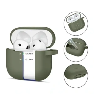 Kup Tech-Protect Silikon-Haken Apple Airpods 4 Olivgrün - THP3437 - {ean13} - Sklep Home Screen