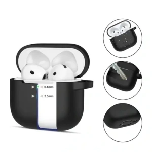 Kup Tech-Protect Cârlig din silicon Apple Airpods 4 Negru - THP3439 - {ean13} - Sklep Home Screen