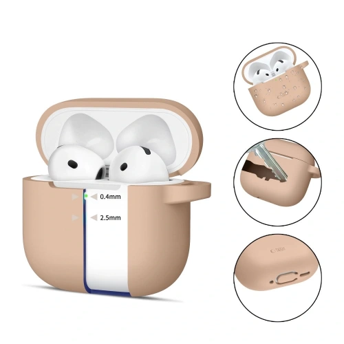 Kup Tech-Protect Silikon-Haken Apple Airpods 4 Caffe Latte - THP3440 - {ean13} - Sklep Home Screen