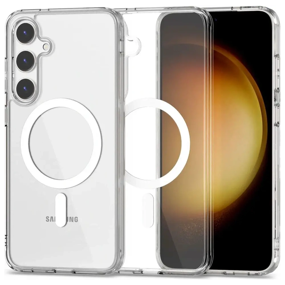 Etui Tech-Protect Flexair Hybrid MagSafe Samsung Galaxy S24 FE Clear