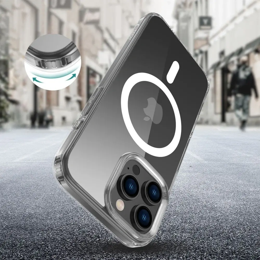 Etui Tech-Protect Flexair Hybrid MagSafe Samsung Galaxy S24 FE Clear