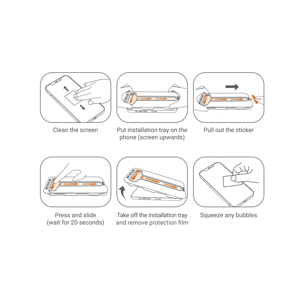 Szkło hartowane Crong EasyShield Apple iPhone 16 Pro [2 PACK]