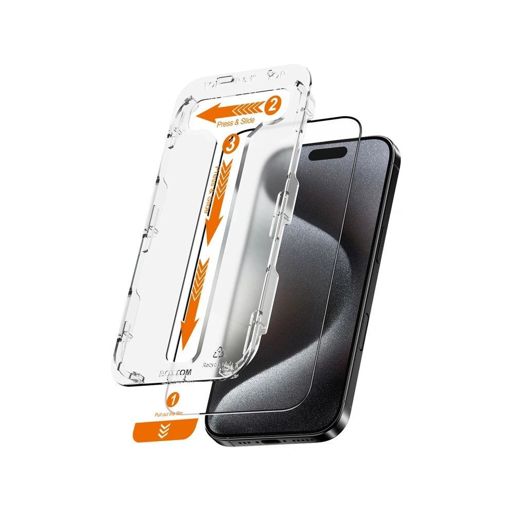 Szkło hartowane Crong EasyShield Apple iPhone 16 Pro [2 PACK]