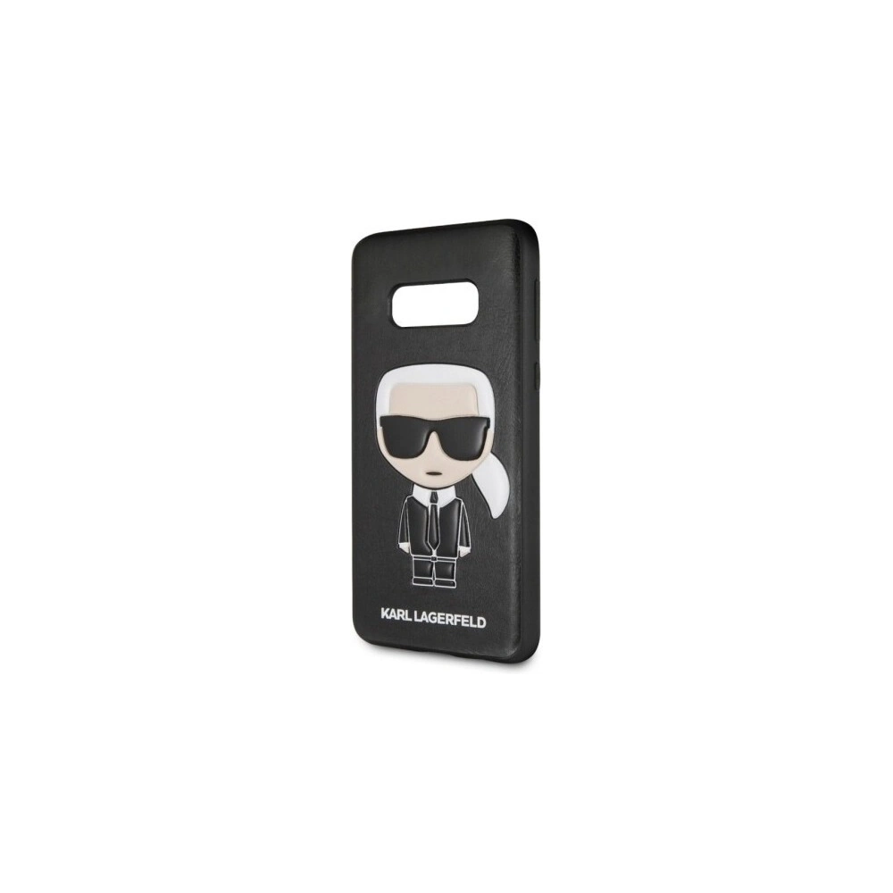 Karl Lagerfeld KLHCS10LIKPUBK S10e G970 hardcase czarny/black Iconic Karl Embossed