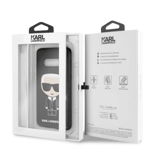 Kup Karl Lagerfeld KLHCS10LIKPUBK S10e G970 hardcase černý/black Iconic Karl Embossed - KLD233BLK - {ean13} - Sklep Home Screen