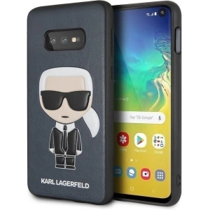 Karl Lagerfeld KLHCS10LIKPUBL S10e G970 hardcase navy Iconic Karl Embossed