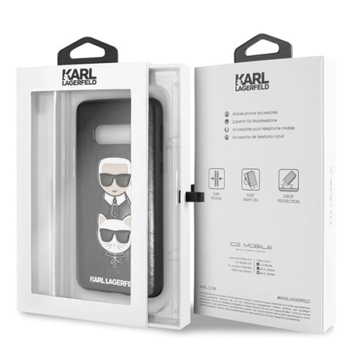 Kup Karl Lagerfeld KLHCS10LKICKCSBK S10e G970 hardcase černý/black Karl & Choupette - KLD235BLK - {ean13} - Sklep Home Screen