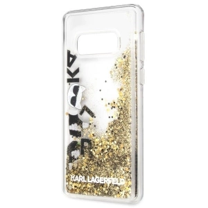 Buy Karl Lagerfeld KLHCS10LROGO S10e G970 black & gold hard case Glitter - KLD236BLKGLD - {ean13} - Home Screen Store Europe
