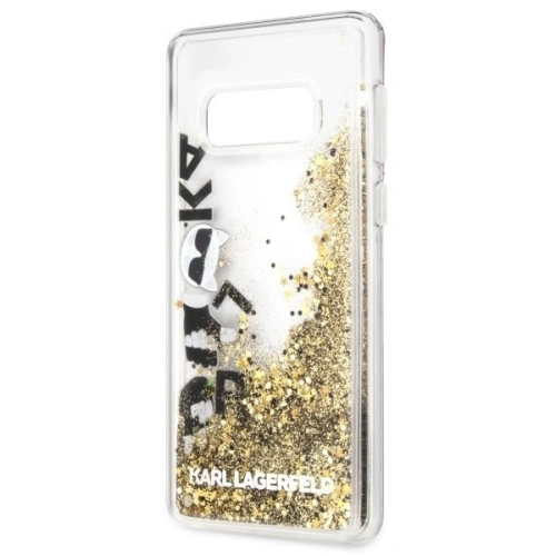 Buy Karl Lagerfeld KLHCS10LROGO S10e G970 black & gold hard case Glitter - KLD236BLKGLD - {ean13} - Home Screen Store Europe