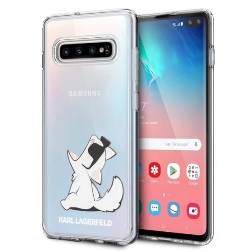 Buy Karl Lagerfeld KLHCS10PCFNRC S10 Plus G975 transparent hardcase Choupette Fun - KLD237CL - {ean13} - Home Screen Store Europe
