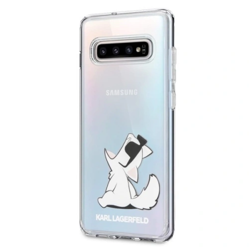 Kup Karl Lagerfeld KLHCS10PCFNRC S10 Plus G975 Hartschalenkoffer transparent Choupette Fun - KLD237CL - {ean13} - Sklep Home Screen