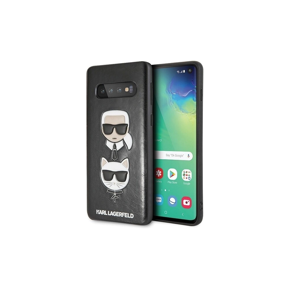 Karl Lagerfeld KLHCS10PKICKCSBK S10 Plus G975 hardcase czarny/black Karl & Choupette